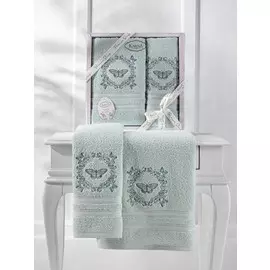 Комплект махровых полотенец, 2 шт