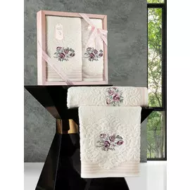 Комплект махровых полотенец, 2 шт