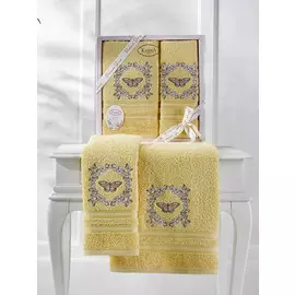 Комплект махровых полотенец, 2 шт