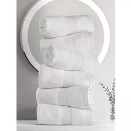 Комплект махровых полотенец, 30х50 см 6 шт