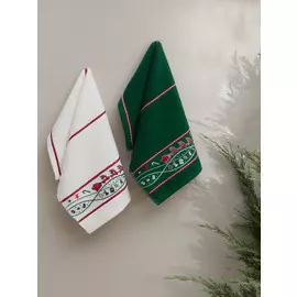 Комплект махровых полотенец, 30x50 см