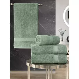 Комплект махровых полотенец, 4 шт