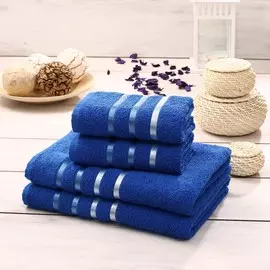 Комплект махровых полотенец, 4 шт