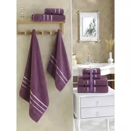 Комплект махровых полотенец, 4 шт