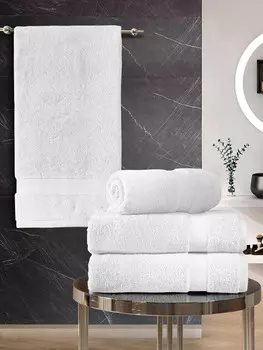 Комплект махровых полотенец 4 шт 50x100*2-70x140*2 см