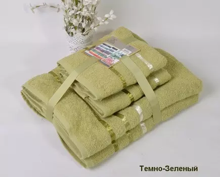 Комплект махровых полотенец (4 штуки)