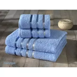 Комплект махровых полотенец (4 штуки)