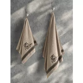 Комплект махровых полотенец, 50х90-70х140 см