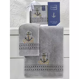 Комплект махровых полотенец 50x90-70х140 см