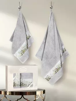 Комплект махровых полотенец "KARNA" JASMIN 50х90*1-70х140*1 см