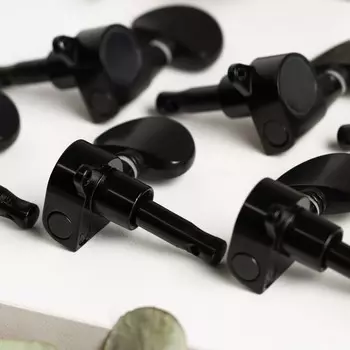 Комплект одиночной колковой механики music life, черная, 3+3