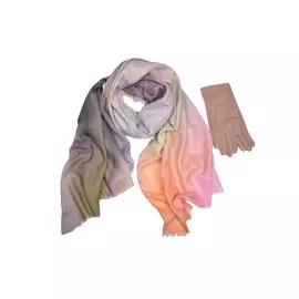 Комплект палантин перчатки