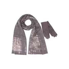 Комплект палантин перчатки