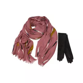 Комплект палантин перчатки