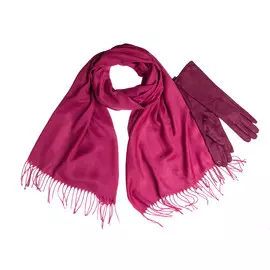 Комплект палантин перчатки