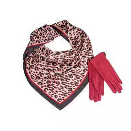 Комплект платок перчатки