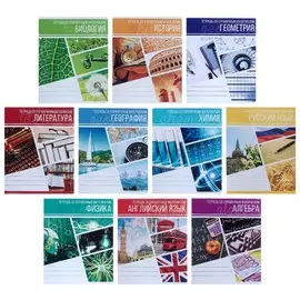 Набор предметных тетрадей 48 листов