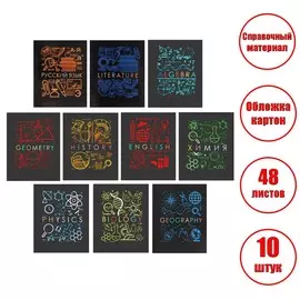 Набор предметных тетрадей 48 листов calligrata