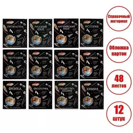 Набор предметных тетрадей 48 листов, calligrata