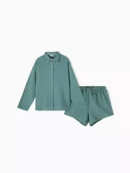 Пижама рубашка шорты