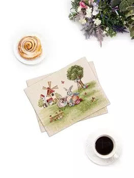 Комплект салфеток "Пасха мельницы" 2 шт, 35х45 см