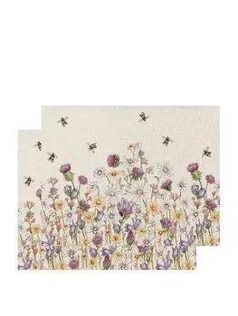 Комплект салфеток "Чертополох и пчелки" 2 шт, 35х45 см