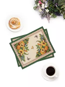 Комплект салфеток "Август" 2 шт, 35х50 см