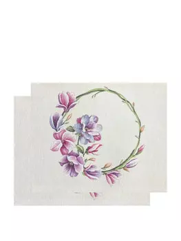 Комплект салфеток "Магнолии" 2 шт, 35х45 см