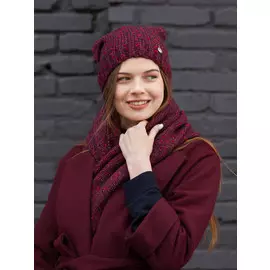 Комплект шапка косынка