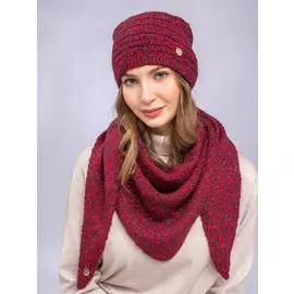 Комплект шапка косынка