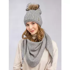 Комплект шапка косынка