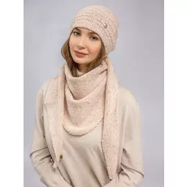 Комплект шапка косынка