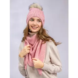 Комплект шапка косынка