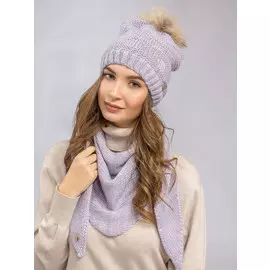 Комплект шапка косынка
