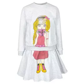 Комплект свитшот юбка