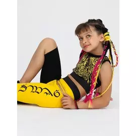 Комплект топ укороченный бриджи