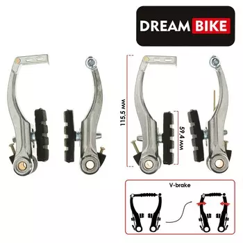 Комплект тормозов dream bike, v-brake