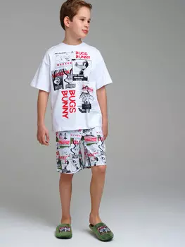 Комплект трикотажный фуфайка футболка шорты