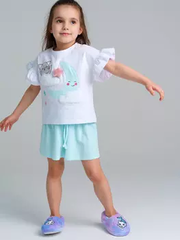 Комплект трикотажный фуфайка футболка шорты