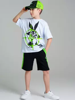 Комплект трикотажный фуфайка футболка шорты