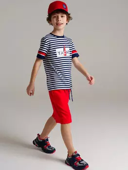 Комплект трикотажный фуфайка футболка шорты