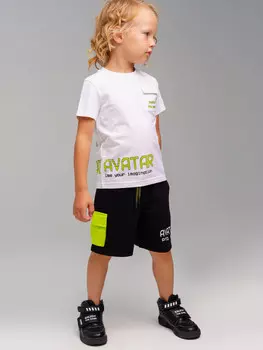 Комплект трикотажный фуфайка футболка шорты