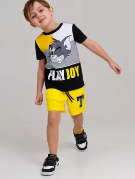 Комплект трикотажный фуфайка футболка шорты