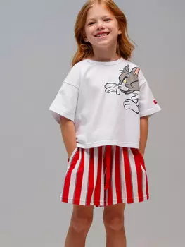 Комплект трикотажный фуфайка футболка шорты