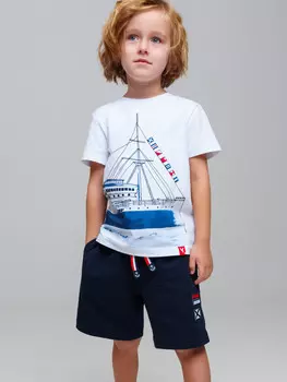 Комплект трикотажный фуфайка футболка шорты