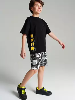 Комплект трикотажный фуфайка футболка шорты