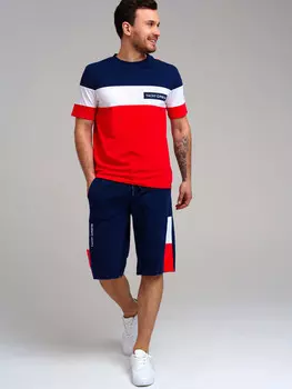 Комплект трикотажный фуфайка футболка шорты