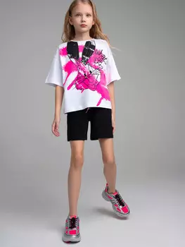 Комплект трикотажный фуфайка футболка шорты