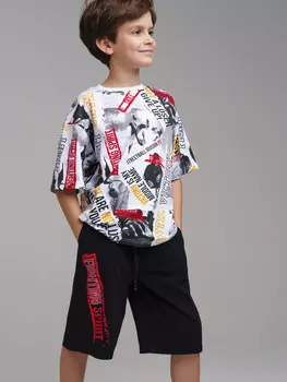 Комплект трикотажный фуфайка футболка шорты