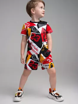 Комплект трикотажный фуфайка футболка шорты